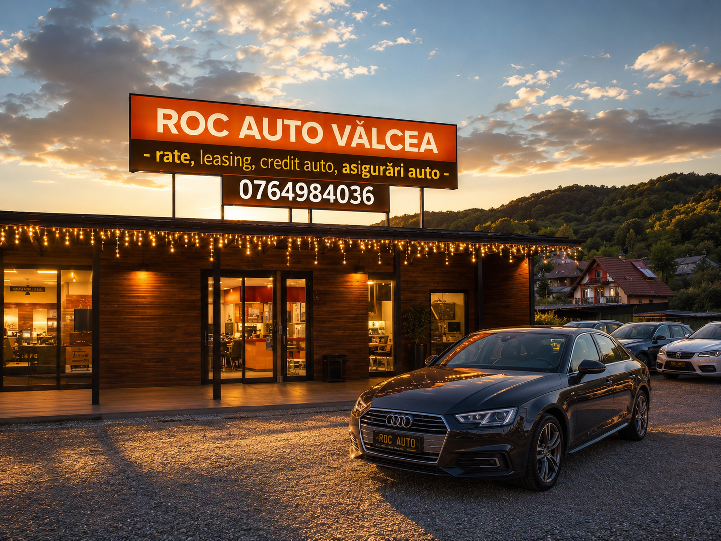 Parc auto ROC Auto Vâlcea cu mașini second hand verificate